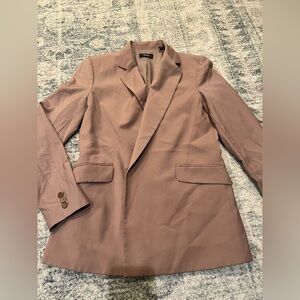 Theory Sedeia LS Becker Open-Front tan Blazer